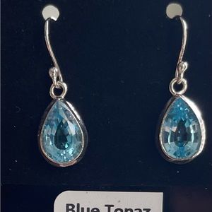 Beautiful topaz earrings